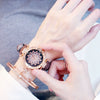 Women's Leisure Quartz Watch Alloy Case Titanium Metal Clasp Round Dial