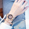 Women's Leisure Quartz Watch Alloy Case Titanium Metal Clasp Round Dial