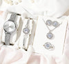 Women's Leisure Quartz Watch Stainless Steel Case And Strap Round Dial