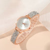 Women's Leisure Quartz Watch Stainless Steel Case And Strap Round Dial