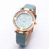 Women's Leisure Quartz Watch With Alloy Case Imitation Leather Strap And Round Dial
