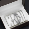 Women's Leisure Quartz Watch With Zinc Alloy Band And Round Dial