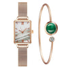 Women's Leisure Square Alloy And Titanium Watch With Magnet Buckle