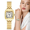Women's Leisure Stainless Steel And Alloy Quartz Watch With Round Dial