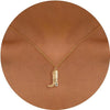 Women's Light Luxury Copper Choker Necklace With Heart Shape Pendant Electroplated Minimalist Jewelry