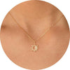 Women's Light Luxury Copper Choker Necklace With Heart Shape Pendant Electroplated Minimalist Jewelry