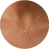 Women's Light Luxury Copper Choker Necklace With Heart Shape Pendant Electroplated Minimalist Jewelry