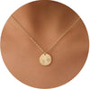 Women's Light Luxury Copper Choker Necklace With Heart Shape Pendant Electroplated Minimalist Jewelry