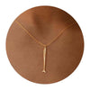 Women's Light Luxury Copper Fish Pendant Necklace With O Shaped Chain Electroplated Animal Clavicle Chain Simple Fashion Jewelry