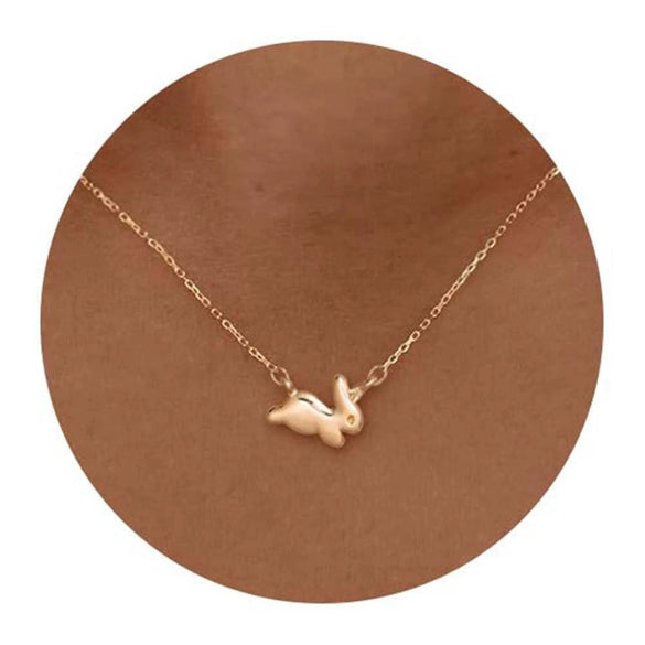 Women's Light Luxury Copper Fish Pendant Necklace With O Shaped Chain Electroplated Animal Clavicle Chain Simple Fashion Jewelry