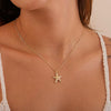 Women's Light Luxury Copper Fish Pendant Necklace With O Shaped Chain Electroplated Animal Clavicle Chain Simple Fashion Jewelry