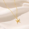 Women's Light Luxury Copper Fish Pendant Necklace With O Shaped Chain Electroplated Animal Clavicle Chain Simple Fashion Jewelry