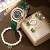 Women's Light Luxury Fashion Quartz Watch With Alloy Case Pu Strap Stainless Steel Buckle And Round Dial