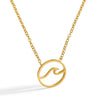 Women's Light Luxury Geometric Copper Choker Necklace With Regular Chain Electroplated Fashion Jewelry