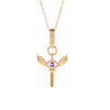Women's Light Luxury Geometric Copper Diamond Necklace With O Word Chain And Electroplating