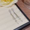 Women's Light Luxury Geometric Copper Inlaid Zircon Earrings
