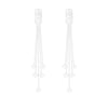 Women's Light Luxury Geometric Copper Inlaid Zircon Earrings