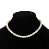 Women's Light Luxury Geometric Handmade Imitation Pearl Clavicle Chain Necklace