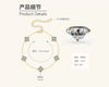 Women's Light Luxury Geometric Moissanite S925 Sterling Silver Earrings With Electroplating