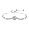 Women's Light Luxury Geometric Moissanite 925 Sterling Silver Bracelet
