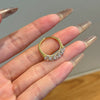 Women's Light Luxury Geometric S925 Silver Ring With Electroplating