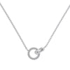 Women's Light Luxury Geometric S925 Sterling Silver Electroplated Cross Chain Necklace