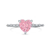Women's Light Luxury Geometric 925 Silver Ring With Ice Flower Cut High Carbon Diamond Zircon And Electroplating