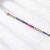 Women's Light Luxury Geometric Zircon 925 Silver Bracelet With Diamond Design