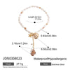 Women's Light Luxury Highend Conch Freshwater Pearl Necklace In Titanium Steel And Stainless Steel With Geometric Shape And Electroplating Design