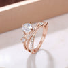 Women's Light Luxury Ins Style Ring Copper Zirconia Universe Planet Track Design