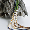 Women's Light Luxury Natural Beads And Freshwater Pearl Necklace With Geometric Pattern Handmade