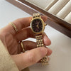 Women's Light Luxury Quartz Wristwatch Zinc Alloy Case Oval Dial Medieval Style