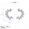 Women's Light Luxury Rhinestone Long Tassel Earrings With Irregular Star And Round Geometric Design