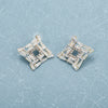 Women's Light Luxury Rhinestone Long Tassel Earrings With Irregular Star And Round Geometric Design