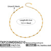 Women's Light Luxury Stainless Steel Electroplated Dopamine Colorblocking Clavicle Necklace And Bracelet Set