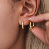 Women's Light Luxury 316L Stainless Steel Geometric Electroplated Earrings