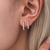 Women's Light Luxury 316L Stainless Steel Geometric Electroplated Earrings