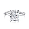 Women's Light Luxury 925 Sterling Silver Ring With Geometric Style And Electroplating Treatment Snowflake Zircon Design