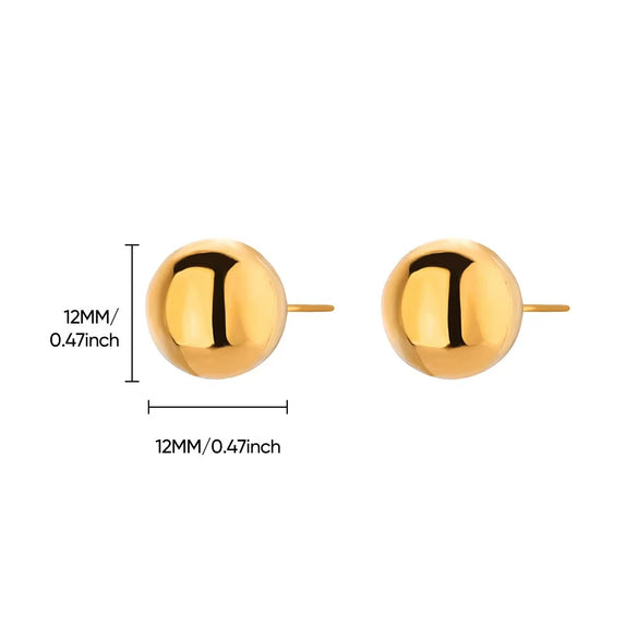 Women's Light Luxury Style Stainless Steel Geometric Drop Shape Electroplated Earrings