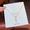 Women's Light Luxury Titanium Steel And Copper Moon Star Pendant Tassel Clavicle Necklace With Geometric Pattern And Cross Chain