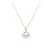 Women's Light Luxury Titanium Steel And Copper Necklace With Geometric Pattern And Diamond Design