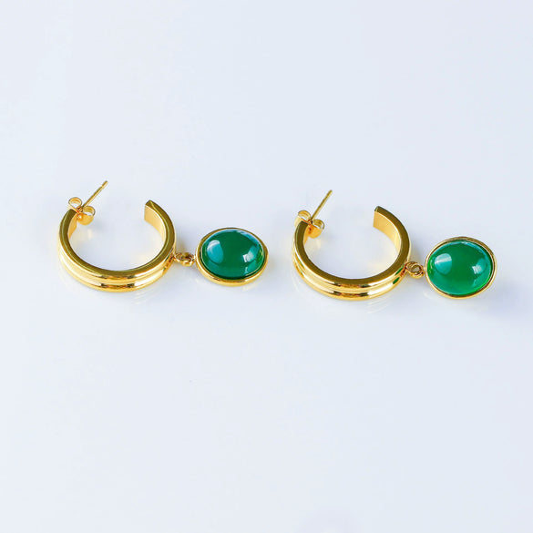 Women's Light Luxury Titanium Steel Electroplated Earrings