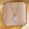 Women's Light Luxury Titanium Steel Necklace With Copper Cat's Claw Pendant Electroplated Animal Zodiac Pattern O Word Chain
