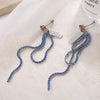 Women's Light Luxury Versatile Earrings Titanium Steel Zircon Electroplating