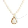 Women's Light Luxury Vintage Necklace 316L Stainless Steel Electroplating With Letters Numbers Text Pearl Chain