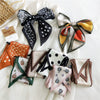 Women's Lightweight Polyester Long Ribbon Scarf Decorative Bag Scarf For Spring And Autumn