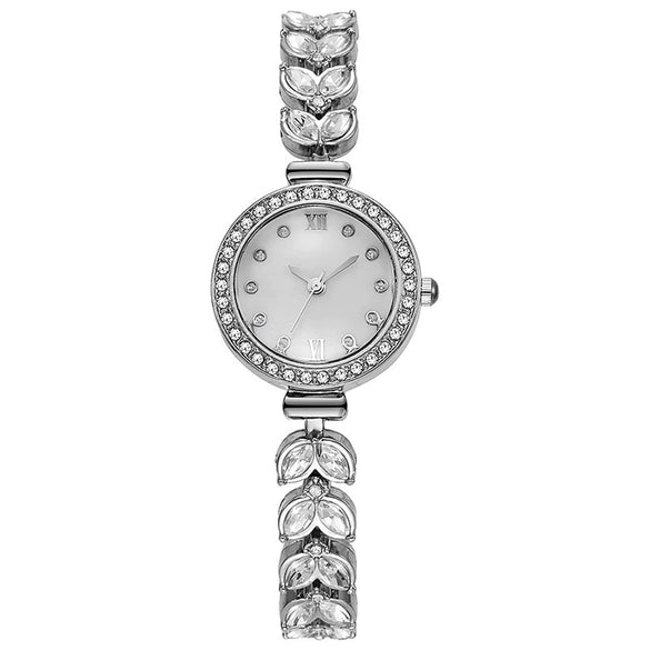Women's Little Fresh Style Round Dial Zinc Alloy Case Alloy Strap Watch
