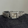 Women's Lockshaped Vintage Retro Creative Gold Quartz Watch With Square Dial Metal Case Stainless Steel Strap And Buckle