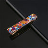 Women's Long Acetate Hair Clip Retro Sculpted Side Barrette With Leopard And Marble Pattern