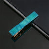 Women's Long Acetate Hair Clip Retro Sculpted Side Barrette With Leopard And Marble Pattern